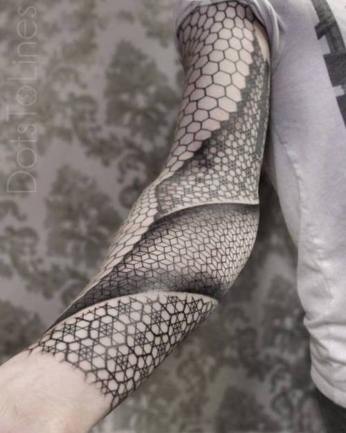 By Chaim Machlev · DotsToLines, done at DotsToLines, Berlin.... chaimmachlev dotstolines;pattern;huge;facebook;twitter;sleeve;other;geometric