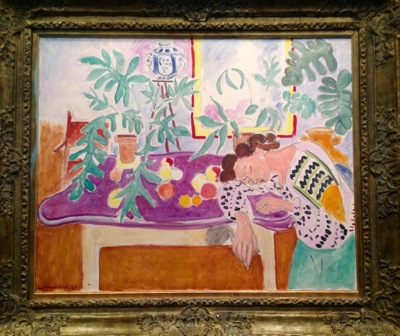 Henri Matisse 1940 Nature morte a la dormeuse 