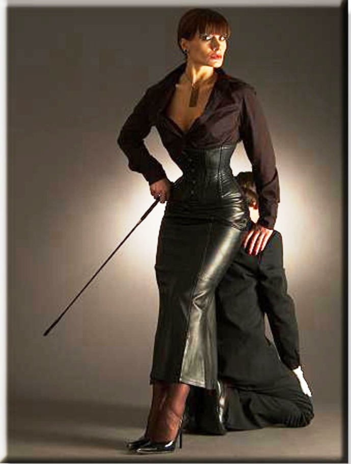Leather Slave — Elegancedominance Leggy Ladies A Must For