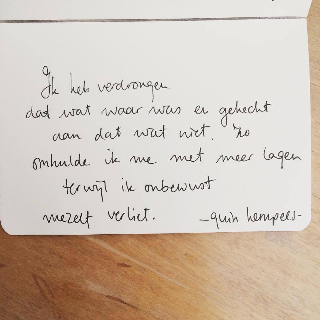 Quin Kempees Ik Heb Verdrongen Versje Mindfulness Op