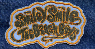 Brother Records • Embroidered Iron On Patch • Brian Wilson • The Beach Boys