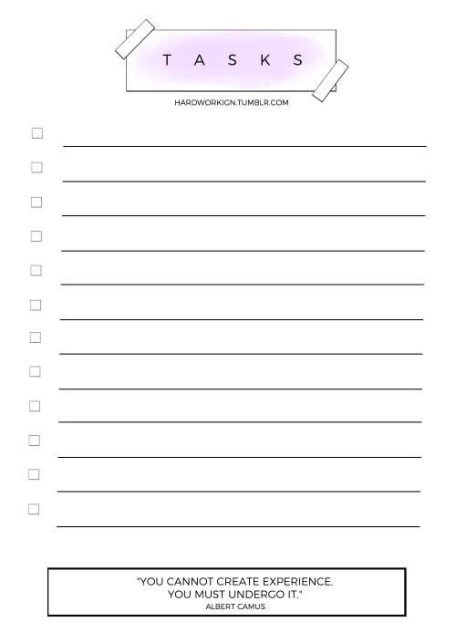 you got this : PRINTABLES - task lists just a simple set of task...