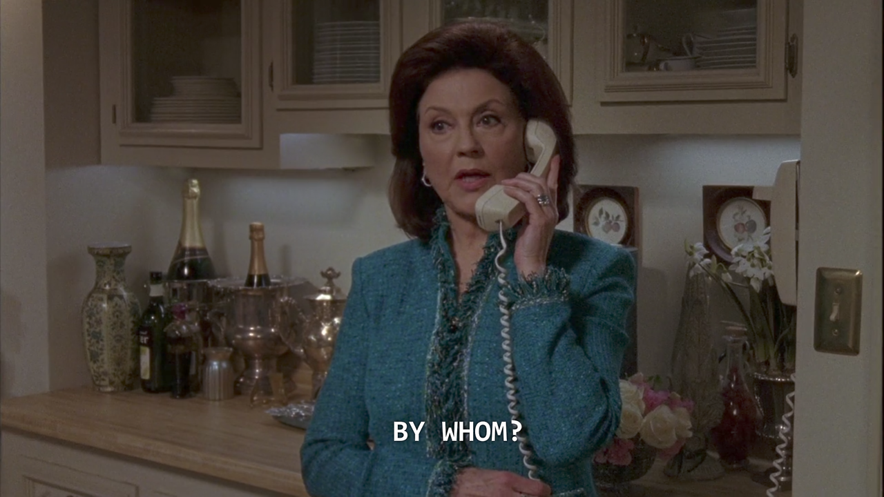 when we were all emily gilmore : hair down, attitude high