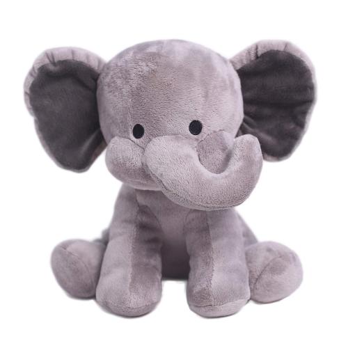 whirelez:Plush ElephantFrom ear to toes 10 inches, filling...