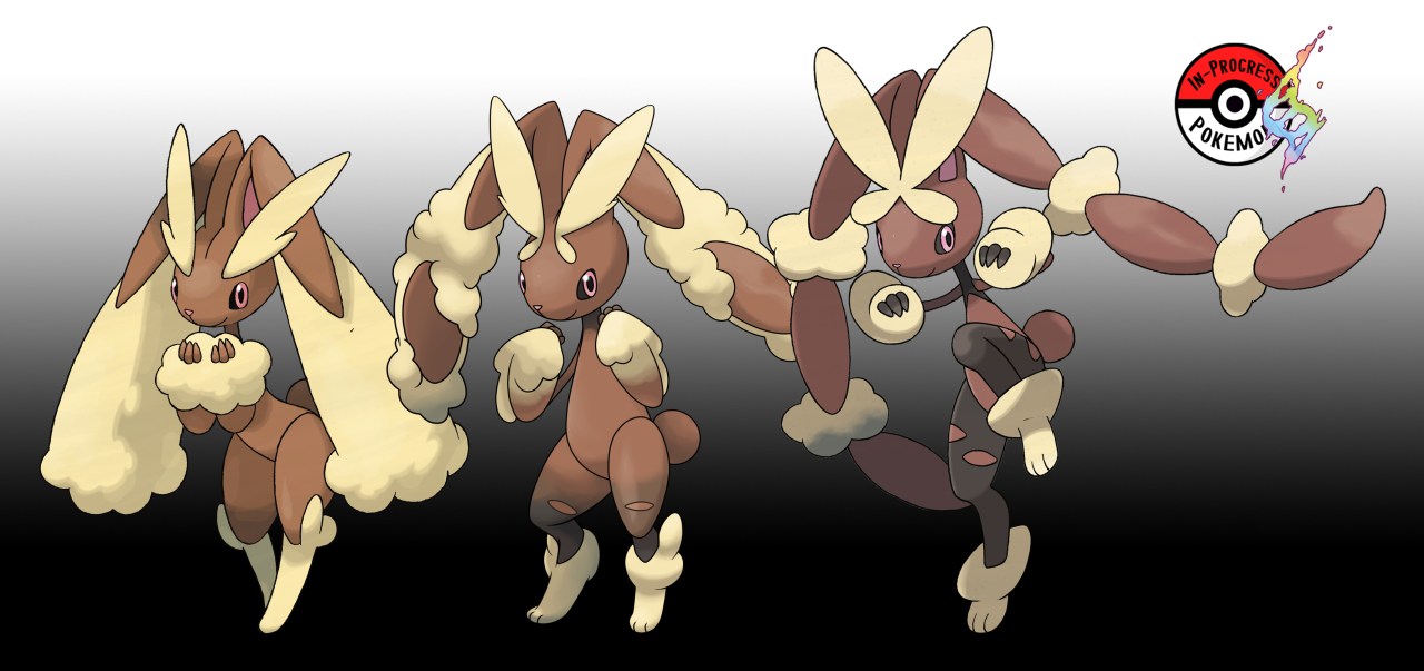 InProgress Pokemon Evolutions 427.5 Buneary are a timid species