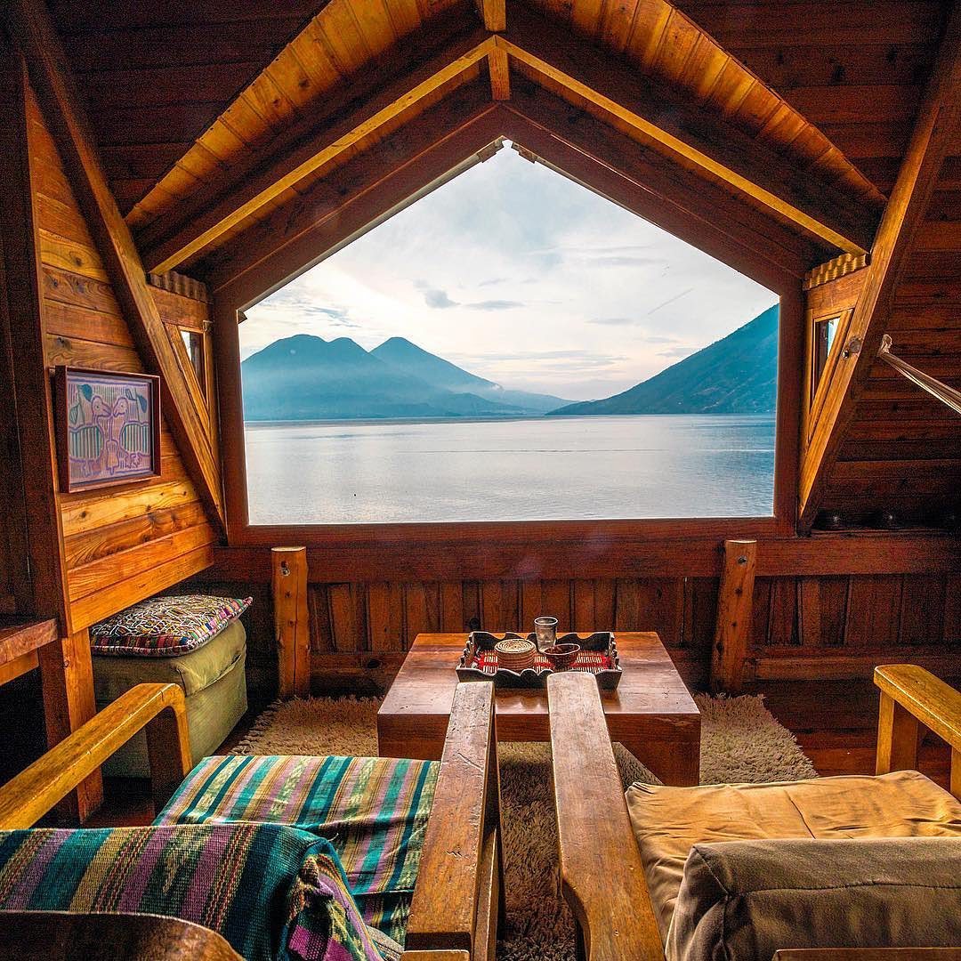 1080px x 1080px - Cabin Porn â€” A cottage with a view in San Marcos La Laguna,...