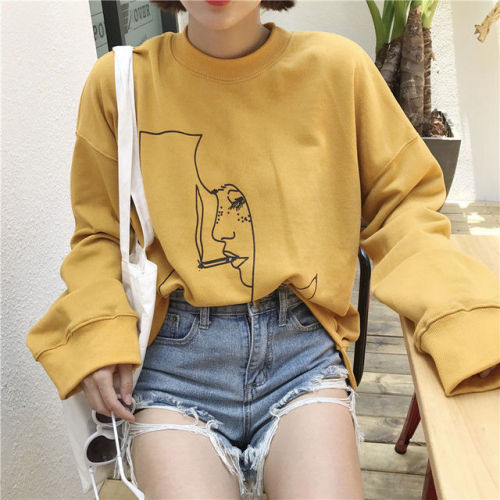 softjoy:yellow sweaters & denim shorts // similar,...