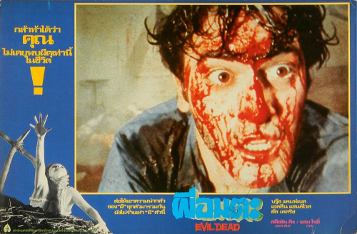 cynema:The Evil Dead, 1981, lobby cards.