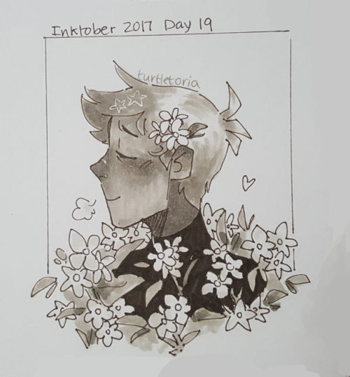 turtletoria-art:inktobers days 18-23!! it’s voltron and flowers...