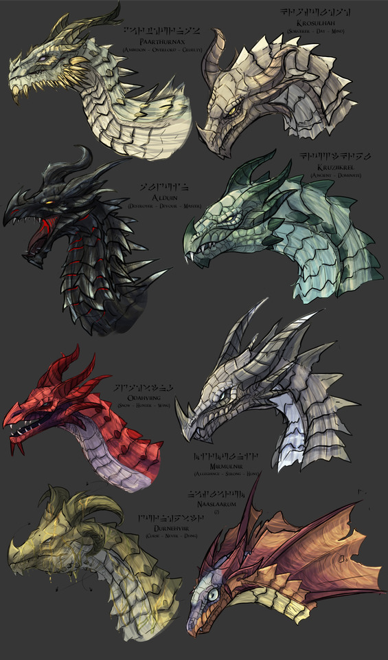 Skyrim Cool Dragon Names