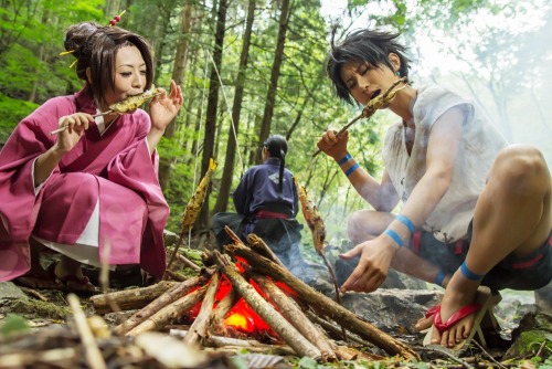 as-warm-as-choco:The Samurai Champloo (サムライチャンプルー) cosplayers...