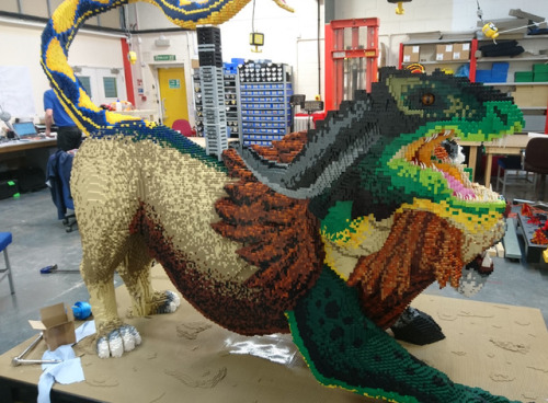 ignigeno:The chimera I designed for our new LEGO show. I...