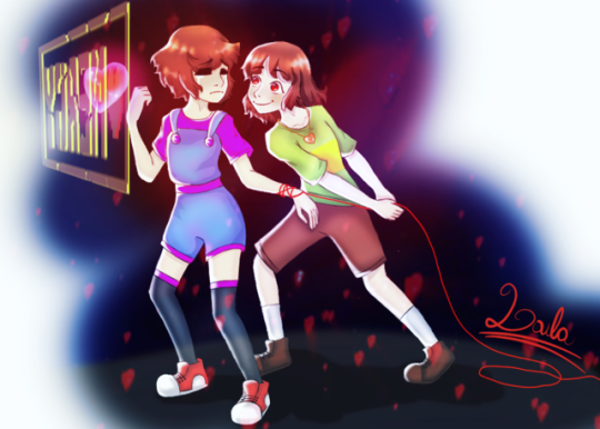 Frisk And Chara On Tumblr