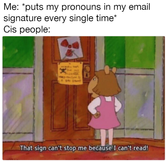 My Pronouns Meme