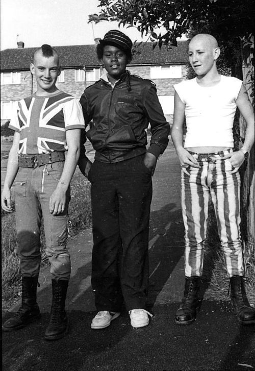 theunderestimator-2:A punk, a rudeboy (?) and a skinhead (of...