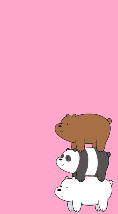 flos-chorum:[We Bare Bears pastel lockscreens]pls like or...