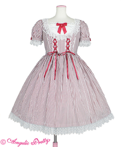 heckyeahlolitafashion:Angelic PrettyFancy Stripe onepiece