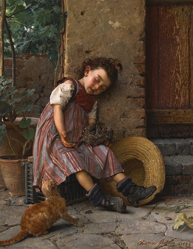 oldpaintings:
“A Propitious Moment, 1882 by Gaetano Chierici (Italian, 1838–1920)
”