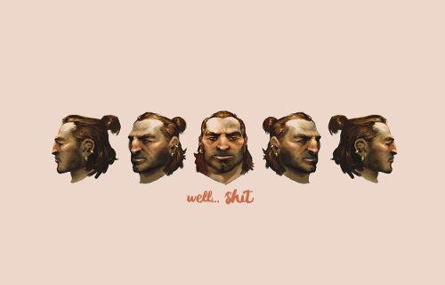 delsinsrowes:a set for each inquisition companion ⤔ Varric...