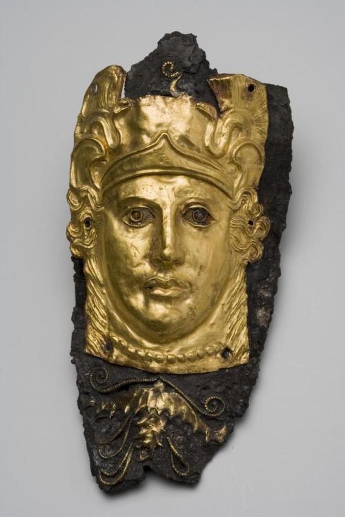 theancientwayoflife:~ Plaque: Athena’s Head.Date: Mid-4th...