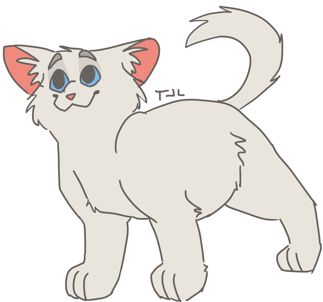 Guess that cat based off the oddly designed Warriors Wiki sprite