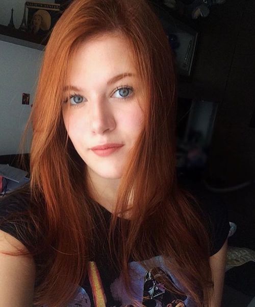 redhairzz:@rachelmaselli#redhead #ginger #blueeyes #selfie