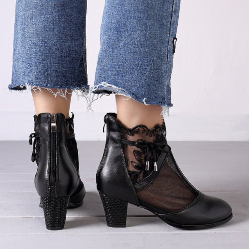 roseglam:Lace Boots (discount code: wallis15)