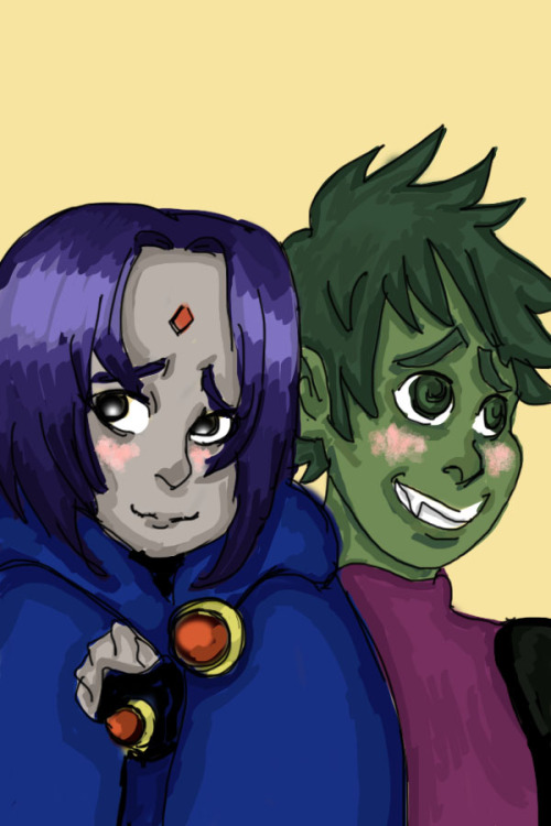 raven and beast boy on Tumblr