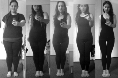 And after thigh lose fat before