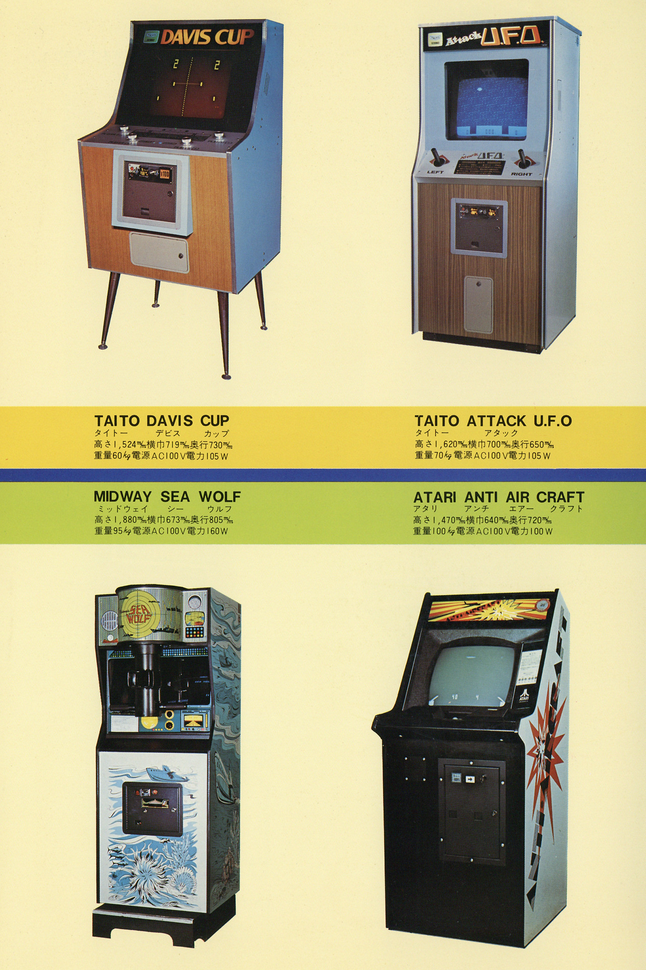 Flyer Fever - Taito Video Games Catalog (1973-1976)