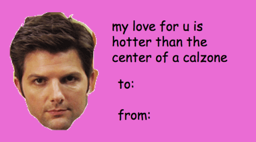 teamtennantgirl:Parks and Rec Valentine cards 