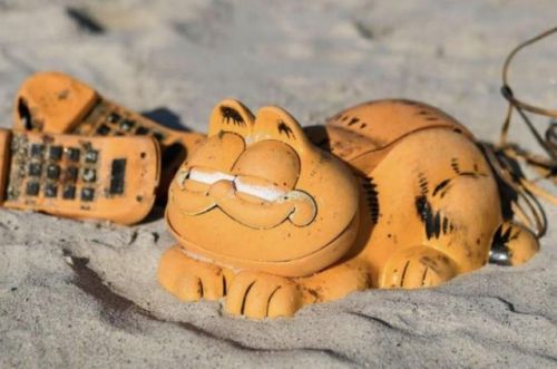 Mystery solved! Why a bunch of Garfield phones washed up on a...