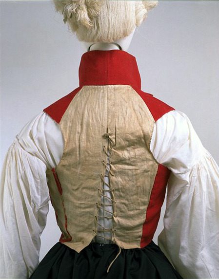 Madame de Pompadour (Riding habit waistcoat, 1790-95 English)