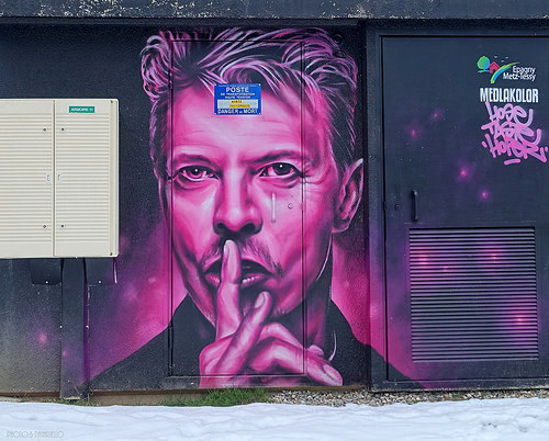 mermaidofthepsychedeliclagoon:David Bowie inspired Street Art