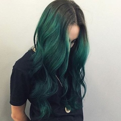 Dark Green Hair Tumblr