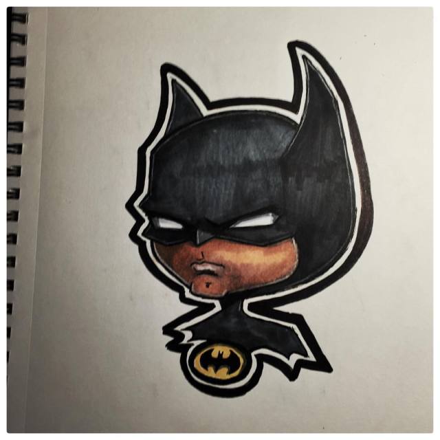 Thalo Halo — A Warm Up Sketch For Tonight Batman Gotham Dc
