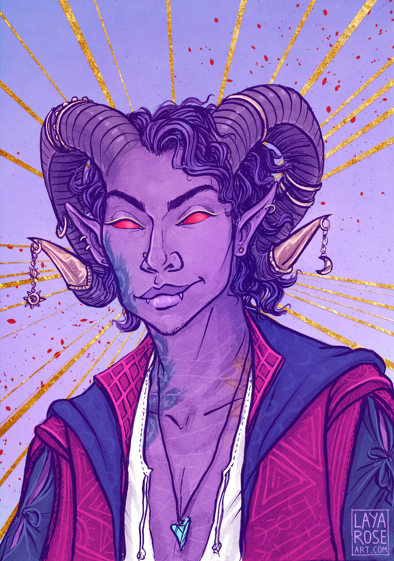 Jaz Piera  Long may he reign a Mollymauk tattoo concept