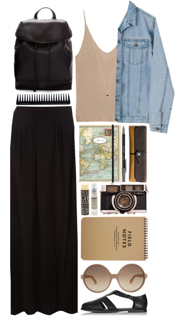The Polyvore Collection — Wanderer by respira featuring black flats