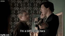 Image result for clara oswald we had to share a room gif