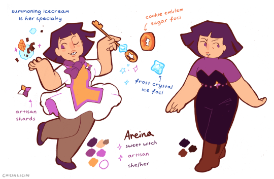 more refs! Hazel’s mentors, the artisans ✨ Areina, Resa and Goixe :O