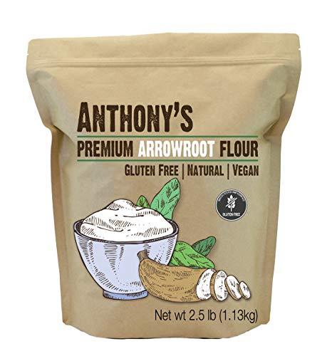 Anthony's Arrowroot Flour, 2.5lbs, Batch Tested Gluten Free, Non GMO