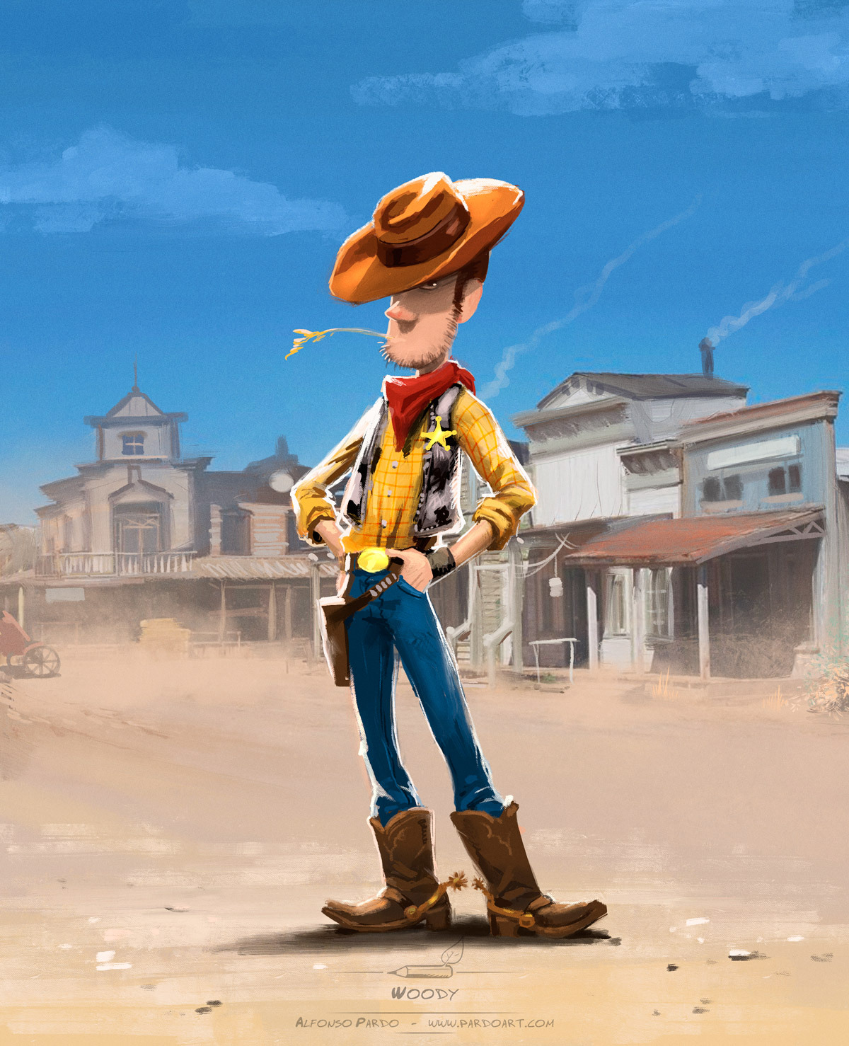 Pardoart is tumblring • Happy Birthday, Pixar. Here is my tribute… Woody...