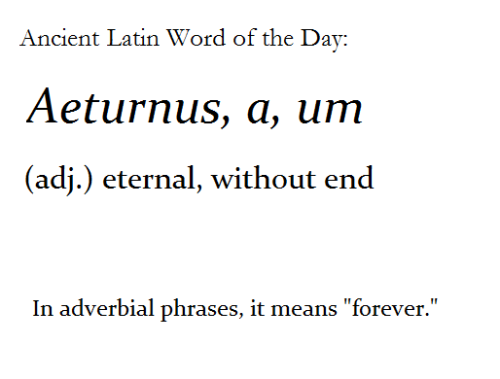 latin word of the day
