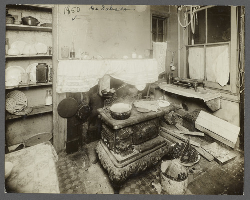 onceuponatown:New York: Tenement housing. Early...