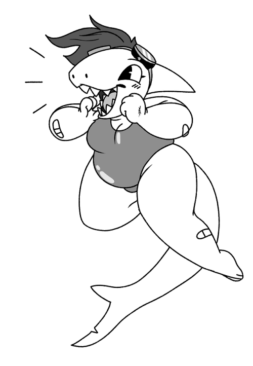 noogatdelight:Request: A Chubby Shark, AKA a “Shork”!