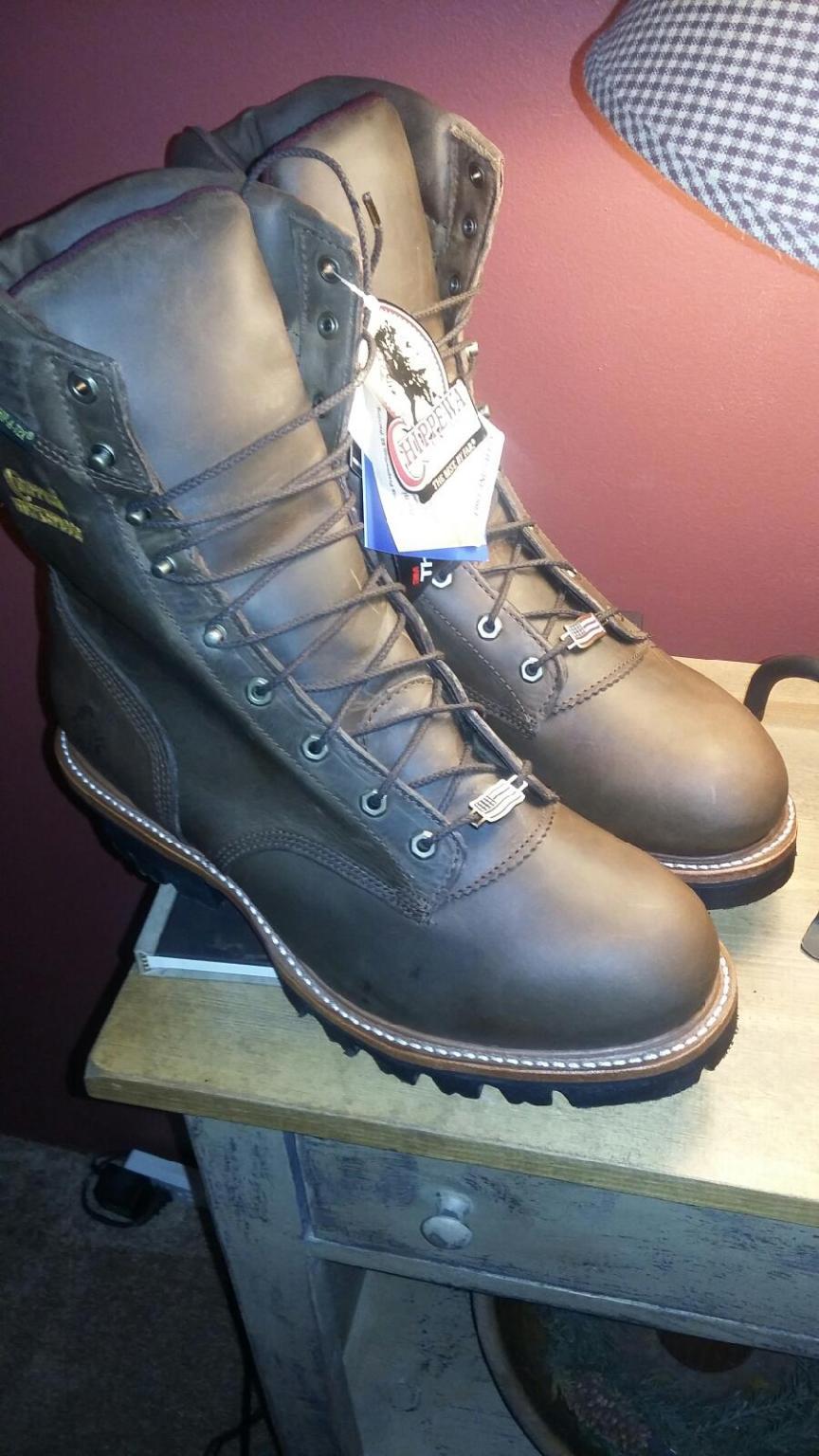 chippewa boots super logger 25405