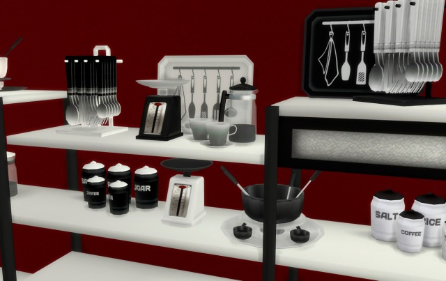 Tv Series In The Sims 4 — Altea Kitchen Clutter Photos And Set By Pqsim4