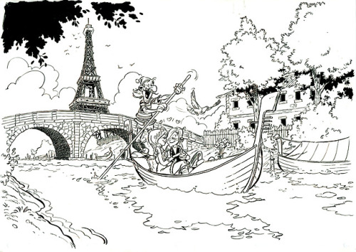 Illustrations I did for the end credits of Asterix and the...