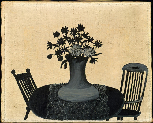 met-modern-art:Table and Two Chairs by Horace Pippin, Modern...