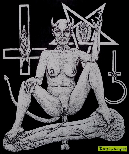 blonkica666:morbid-art-erotic-evil-bizarre:artwork by James...